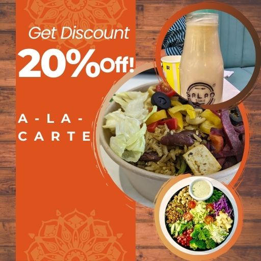 A-La-Carte Offer : Get 20% Off on Total Bill